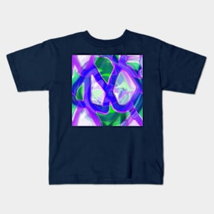 Blue, green and purple II Kids T-Shirt